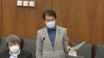 田村議員が質問＝６月９日、農水委