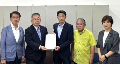 沖縄関係予算の概算要求が県が要望している額を下回っている問題で財務省にも申し入れ
