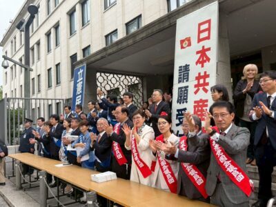 ２４日　なくせじん肺全国キャラバン